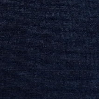 Dark Blue Chenille Decorative Couch Throw Pillow Covers, Soft Cushion Cases for Home Livingroom Sofa Décor, Pack of 2, 20 x 20 Inches