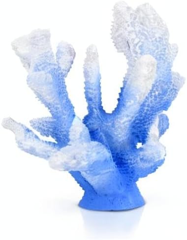 Accessoryway Santorini Blue Coral Reef Decor for Home -Faux Coral Reef Beach Centerpiece Room Table Decorations,Ocean Nautical Themed Party Decor & Beach Decorations for Home Bathroom -8.2"