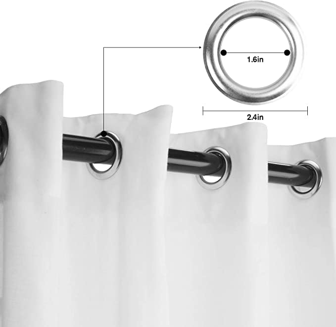 Xmas Decorative Curtain 48x84 Inches for Living Room, Bedroom, Kitchen, Doorway and Shower Traditional Graphic Printed Christmas Drapes (One,122x214 CM, Multicolor) (Xmas Tree)