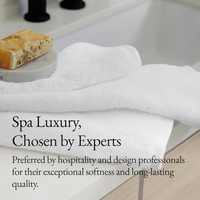Italic Ultraplush 100% Australian Cotton Bath Sheets - Set of 2 Luxury Extra Large Heavy Duty Bath Sheets, 800GSM Plush and Absorbent Sheets for Hotels, Bath, Gym & Spa (White)