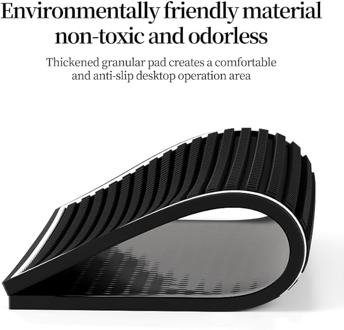 Rubber Bar Mat Set of 1 Black – Durable, Non-Slip, Non-Toxic Spill & Drying Mats for Bars, Restaurants, Coffee Shops, Countertops & Tabletops Hairdressing tool protective pad.Drying mat for tableware.