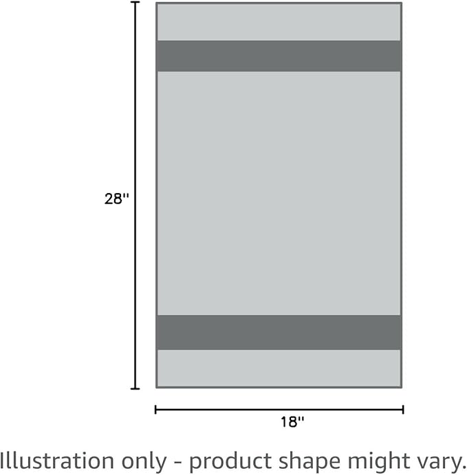 VOOVA & MOVAS Gray Hand Towels for Bathroom, Large 18" x 28" - 100% Cotton | Thick | Quick Dry | Lightweight | Absorbent | Soft, Hand Towels Set of 4, Bathroom Essentials, Dark Grey