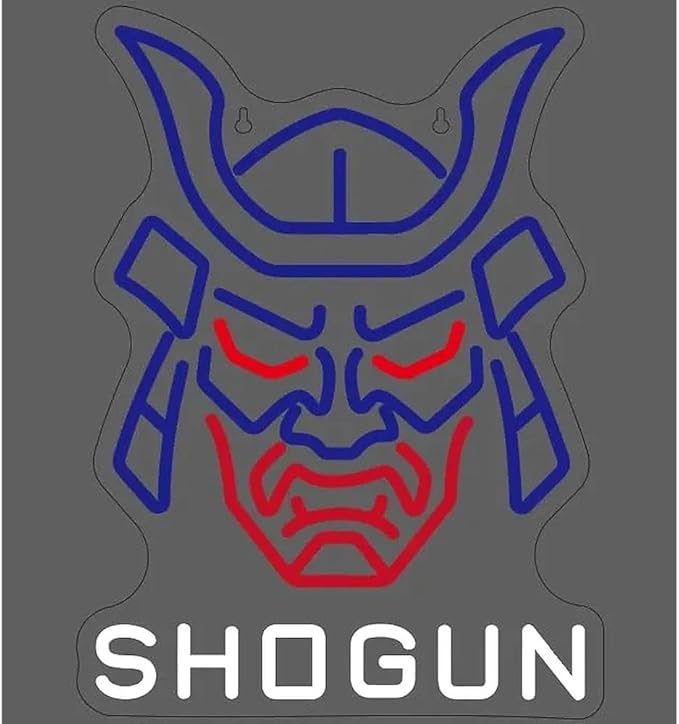 Japanese Anime Mask LED Neon Sign Light for Gamer Room Bar Tattoo Studio Wall Decor Oni Mask Neon Sign for Boys Bedroom Gaming Decor Top Gamer Gifts for Teenage Boys Christmas