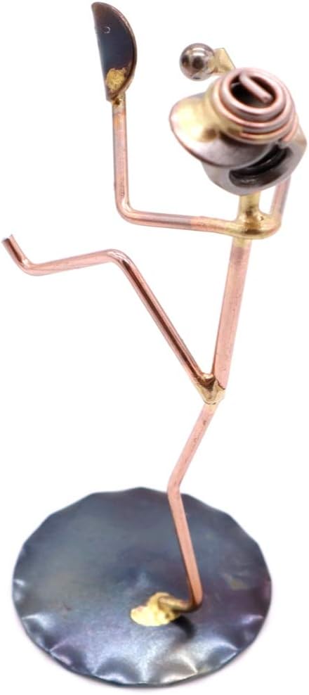 Baseball Pitcher Collectible Handmade Metal Art Figurine, Desk Accessories, Trophy, Boss Gift, Office Decor, Business Professional, Sports