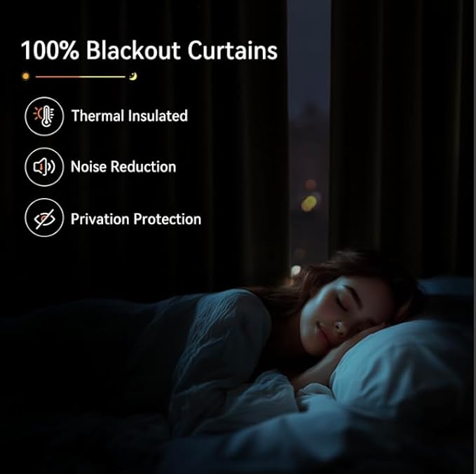 100% Blackout Shield Linen Look Textured Pinch Pleated Curtains Blackout Drapes 102 Inch Long 2 Panels Set, Faux Linen Blackout Curtains for Bedroom & Living Room, 40" W x 102" L, Oatmeal