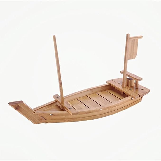 28" Sushi Boat Serving Tray, Sushi Plate for Restaurant or Home, Large Sushi Boat Tray for Restaurant Use