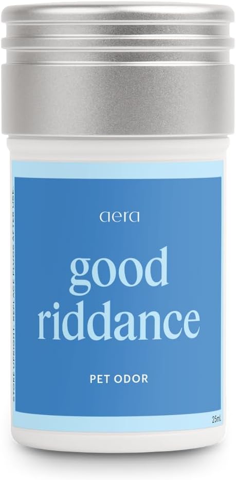Aera Smart Home Fragrance Diffuser and Good Riddance Pet Odor Scent Refill Bundle - Alexa Compatible, Hypoallergenic, Family and Pet Safe, App Controlled