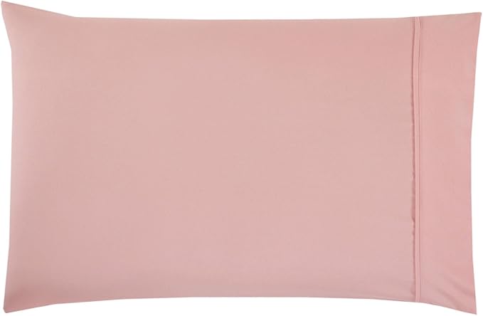 Full Size Bed Sheets Set Deep Pockets - 6PC Paisley Ultra Soft Microfiber Bed Sheets Set - Easy to Clean, 90 Thread Count Sheets with Fitted Sheet, Flat Sheet & Pillowcases (Soft Pink)