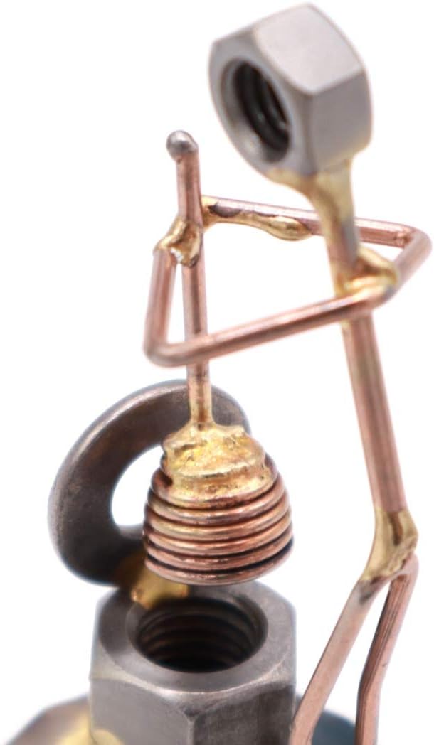 Plumber's Helper Handmade Metal Figurine - Copper, Metal, Sculpture, Tabletop, Indoor, Christmas, Father's Day