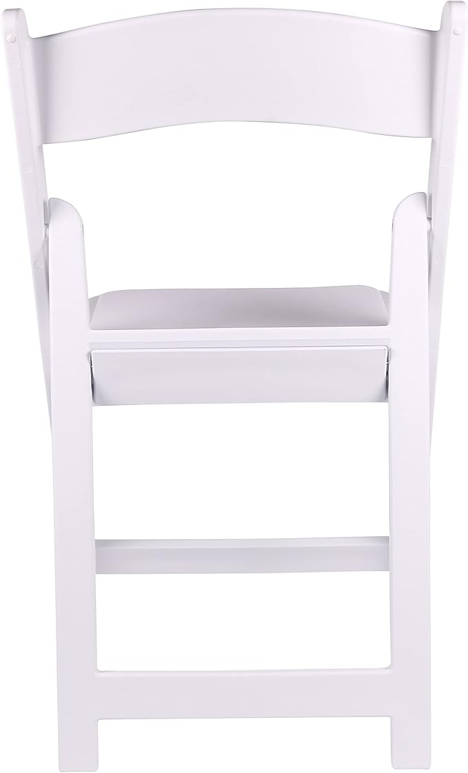 BTEXPERT Resin Folding Chair Vinyl Padded Seat Indoor Outdoor Lightweight Set for Home Event Party Picnic Kitchen Dining Church School Weddings