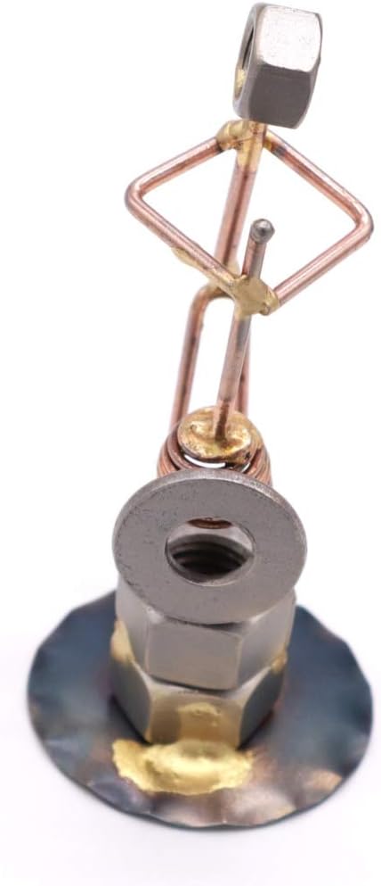 Plumber's Helper Handmade Metal Figurine - Copper, Metal, Sculpture, Tabletop, Indoor, Christmas, Father's Day