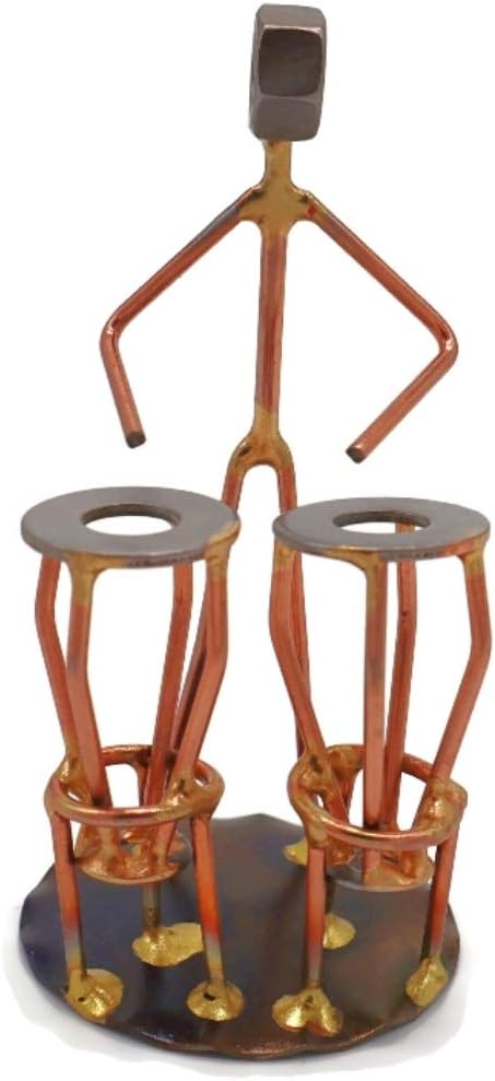 Conga Drum Collectible Handmade Metal Art Figurine, Desk Accessories, Trophy, Band, Office Décor, Musical Instrument, Teacher Gift