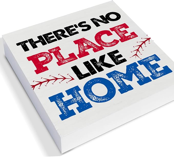 3 Pcs Baseball Decor for Home Baseball Sports Tiered Tray Decor 3 Pcs Decorative Wood Box Signs Rustic Table Desk Shelf Decoration for Bedroom Boys Room Party