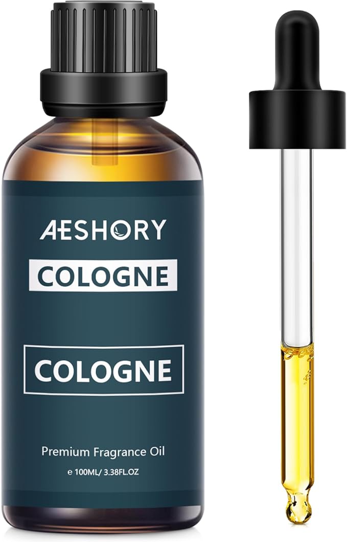 Cologne Fragrance Oil 3.38FL.OZ - Aromatherapy Essential Oils for Diffusers for Home, Cologne Scented Oils for Massage, Soap Candle Making Scents - 100ML