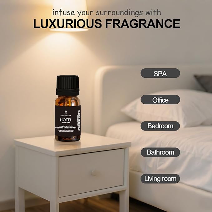 Luxury Diffuser Oil – Crisp White Tea, Lily & Warm Sandalwood Aromatherapy Premium Fragrance Oil for Ultrasonic and Waterless Diffusers 1‑Pack (1 × 1.02 fl oz)-“Dream On” Scent