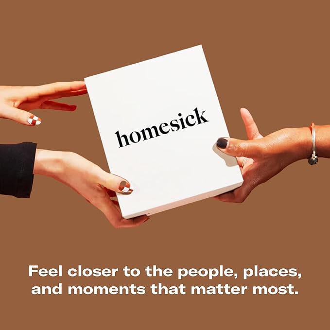 Homesick Scented Candles for Home (Boston) - 13.75 oz Long-Lasting Soy Wax Jar Candle for Women & Men for All Occasions, 60-80 Hours Burn Time - Notes of Orange, Tea & Nutmeg