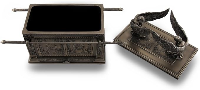 Stunning Bronze Finished Ark of The Covenant Trinket Box