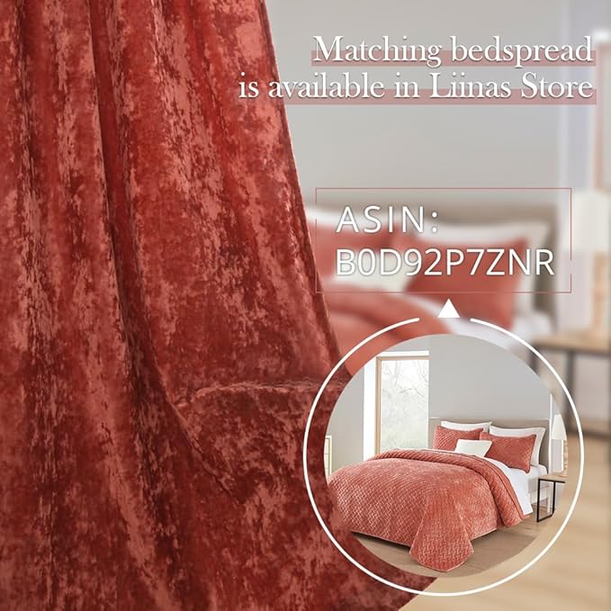 Liinas Velvet Blackout Curtains Soft Luxury 2 Panels Curtains for Bedroom Nursery Patio Doors Rod Pocket Back Tab Drapes Curtains for Living Room,52 by 96Inch,Mauve Pink