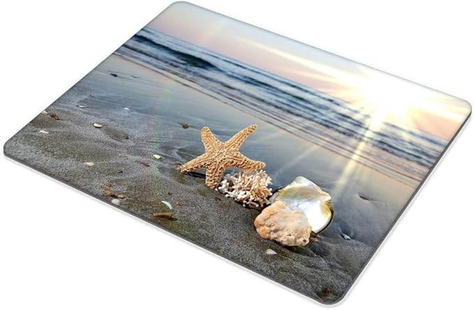 Sunset Beach Baker Starfish Mouse pad Customized Mousepad Non-Slip Rubber Base Mouse Pads for Computers Laptop Office Desk Accessories Mouse pad