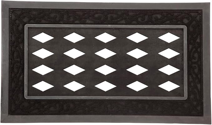 Evergreen Sassafras Fall Christmas Holiday Doormat Insert Bundle & Tray Set of 5, Interchangeable Entrance Door mats Indoor and Outdoor Welcome Mat 30 x 18 Tray Non Slip Backing Low Profile