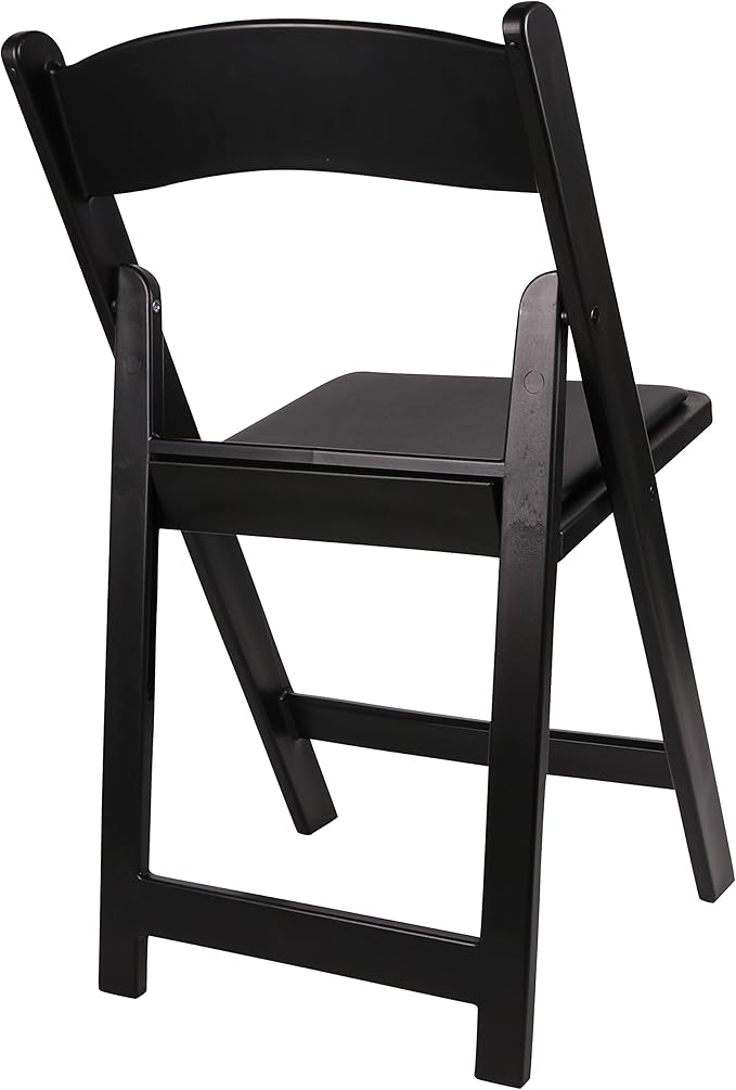 BTEXPERT Resin Folding Chair Vinyl Padded Seat Indoor Outdoor Lightweight Set for Home Event Party Picnic Kitchen Dining Church School Weddings