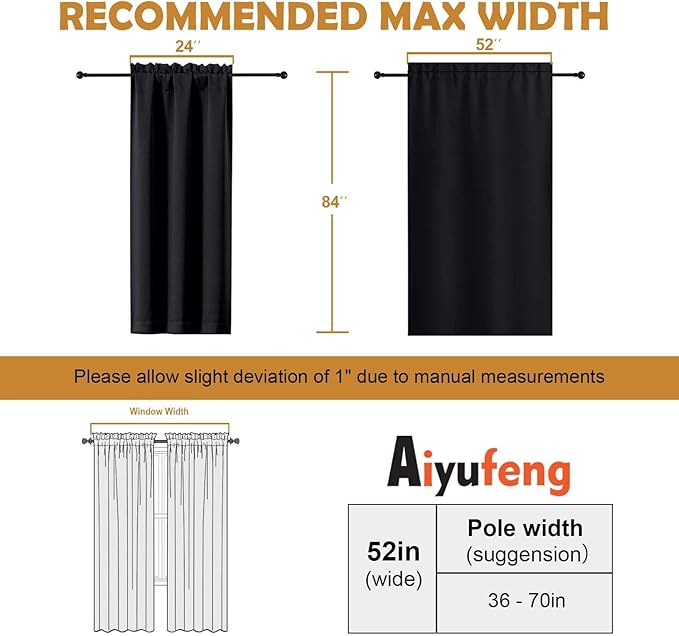 Aiyufeng 2RP SMWG Black S2 52x84