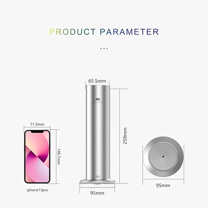 Electric Waterless Essential Oil Diffuser Starter Kit - Covers Up to 1000 Sq Ft - Essential Oil Diffuser for Large Rooms - Hotel-Inspired Home Aroma - Remote Control + 5 Premium Scent Oils Included