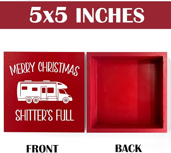 Funny Christmas Vacation Decorations Christmas Vacation Movie Holiday Decor Xmas Vacation Decor 5 x 5 Inch