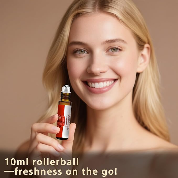 Strawberry Fragrance Oil-Strawberry Essential Oil 8.33oz (250ml)-100% Pure Natural Scent for Diffusers, Candles, Soap Making & Aromatherapy | Relaxing Home & Gift Essential Oil for Bath, Massage