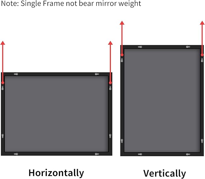 30x72inch Bathroom Mirror, Black Rectangle Mirror with Thin Frame, Large Rectangular Wall Mirrors for Bathroom, Living Roomm, Hair Salon, Big Farmehouse Mirror Hang Horizontal/Vertical