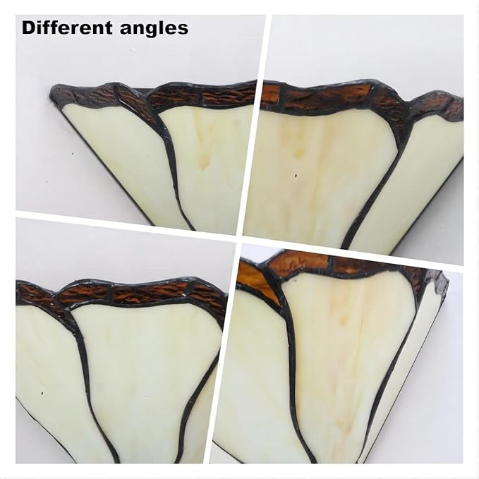 Tiffany Wall Sconces Stained Glass Antique Vintage Mission Style Wall Lighting for Living Room Bedroom Corridor Hallway Home Decor