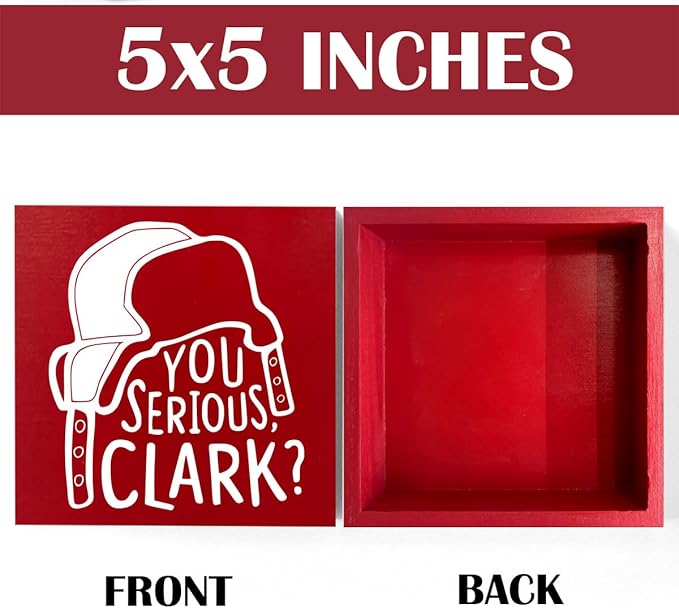 Christmas Vacation Movie Decor Christmas Vacation Sign Xmas Vacation Sign Christmas Signs You Serious Clark Sign 5 x 5 Inch