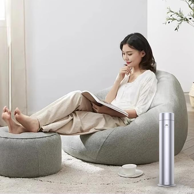 Waterless Fragrance Oil Diffuser - Rechargeable App Control Diffuser for Essential Oil - Home Luxury Scents Refill - 1200 sq. ft Coverage - Hotel Scents Starter Kit - Antal Hayat Hotel Scents