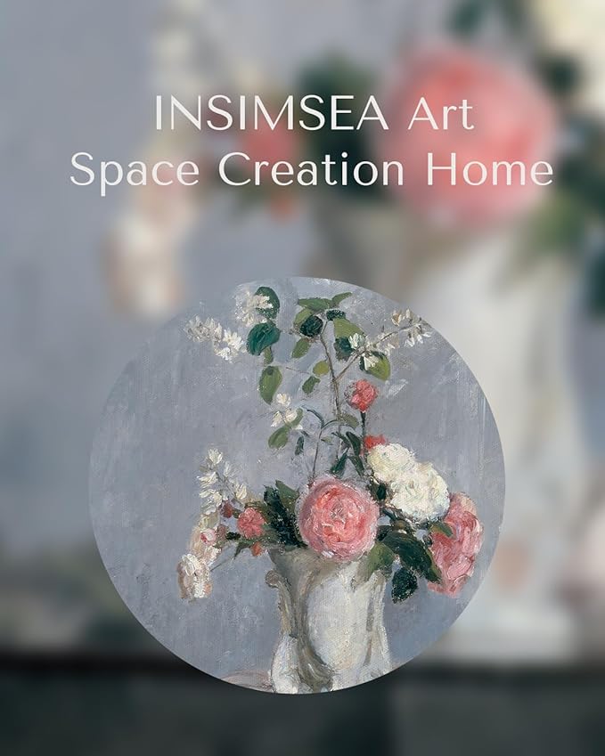 InSimSea Framed Canvas Wall Art for Living Room,Vintage Laundry Room Art Print, Antique Oil Painting, Country Landscape Vintage Wall Art Canvas,For Living Room, Bedroom, Office,Gallery 10x12In