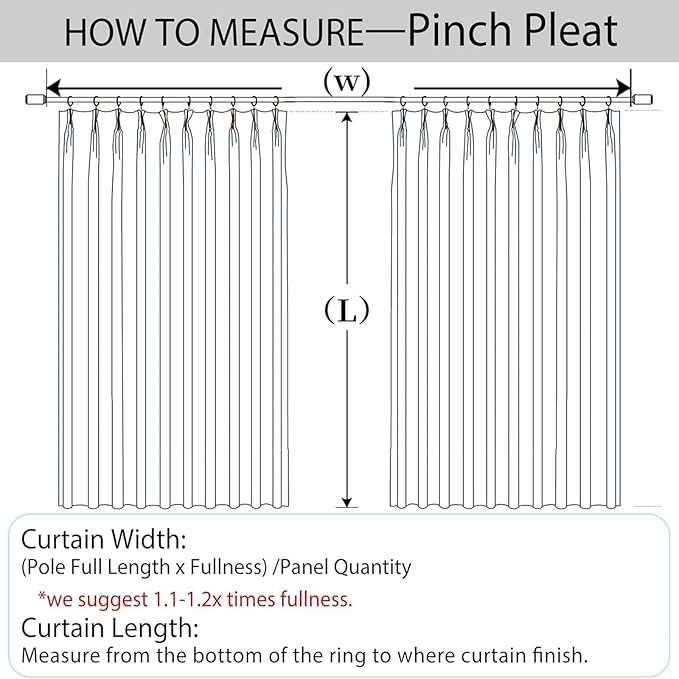 Macochico Extra Wide Linen Blackout Curtains Pinch Pleated Drapes Thermal Blackout Curtains for Bedroom Living Room Sliding Door Ivory White Curtains with Tieback Modern 100" Wx102 L 1 Panel