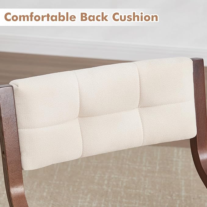 4-Pack Folding Dining Chairs with Cushion,Padded Foldable Dining Chairs,Portable Wooden Folding Chairs for Dining Rooms Kitchen Wedding and Party Indoor Beige
