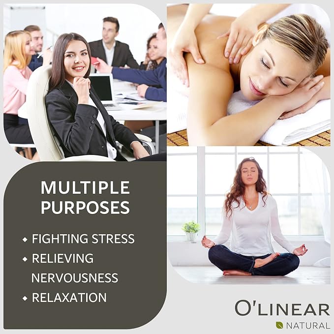 O’Linear Stress Relief Essential Oil Blends - Calming Essential Oil for Diffuser - Aromatherapy Relaxing Blend Oil - Essential Oils for Air Purifier 3.4 oz (100ml)