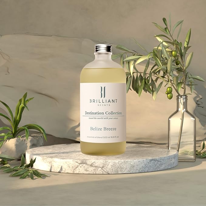 Brilliant Scents Belize Breeze Scent | Blood Orange, Lemon Peel, Nutmeg | Inspired by: Confidante Hotel | Luxury Home & Business Scent | Fragrance Oil | 200ML