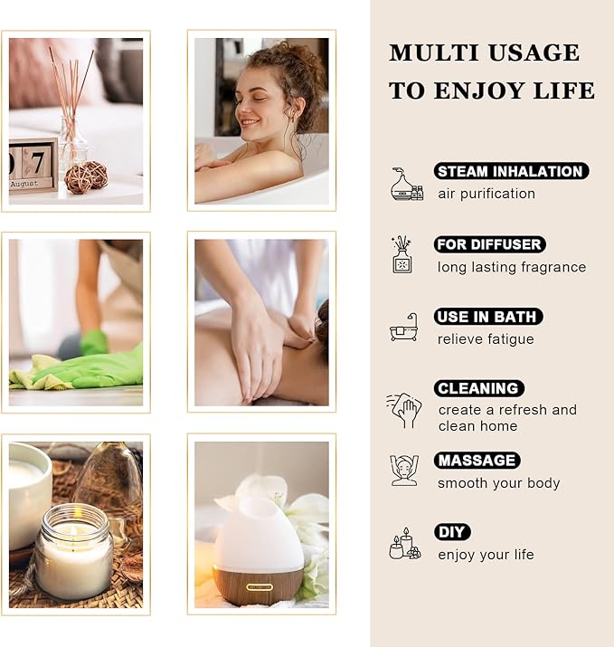EUQEE Oregano Essential Oil 4oz / 118ML Large Capacity Oregano Oil Pure Aromatherapy Essential Oils with Glass Dropper for Candle Soap Making, Diffusers