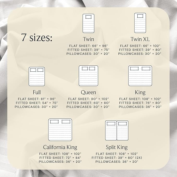 LuxClub 5 PC Split King Sheet Set Sheets Deep Pockets Wrinkle Free Cooling Sheets Machine Washable Hotel Bedding Silky Soft - Light Grey Split King