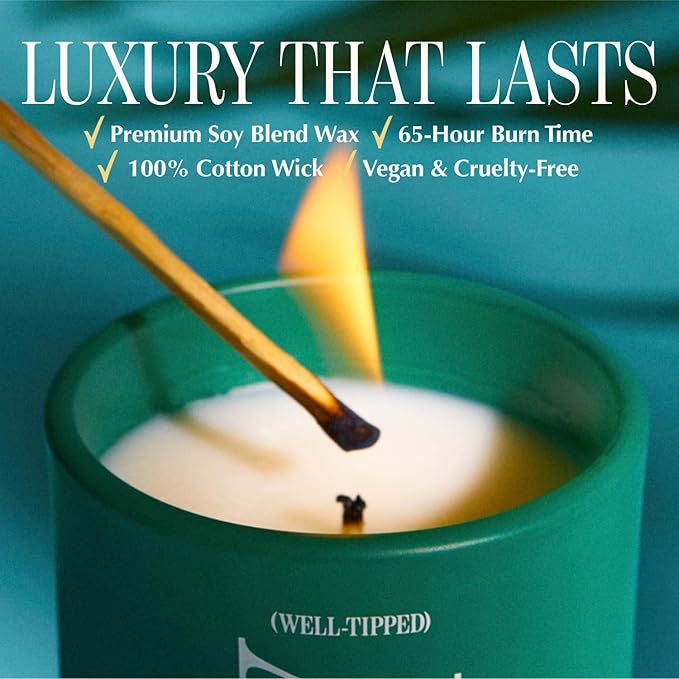 Vacation Well-Tipped Pool Boy Candle, Luxury Coconut Candle with Pool Water, Sunscreen, Resort Towel Scent, Premium Gift for Home Decor & Beach Lovers