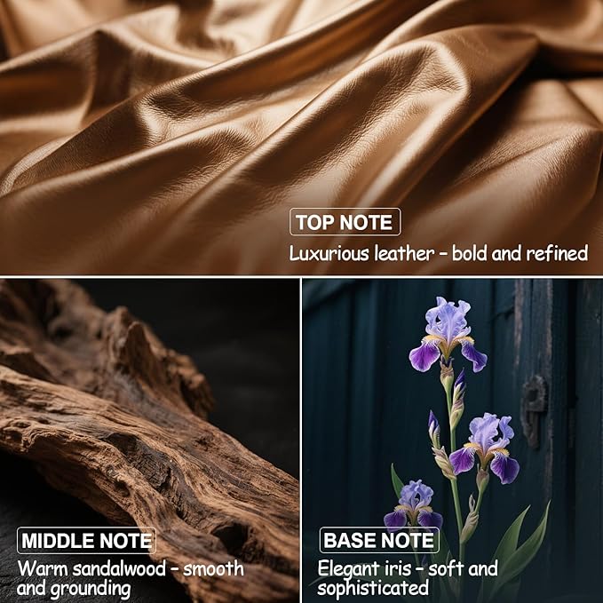 Luxury Diffuser Oil – Sumptuous Leather, Warm Sandalwood & Elegant Iris Premium Fragrance Oil for Ultrasonic and Waterless Diffusers and Crafting 1‑Pack (1 × 1.02 fl oz)-“My Way”Scent