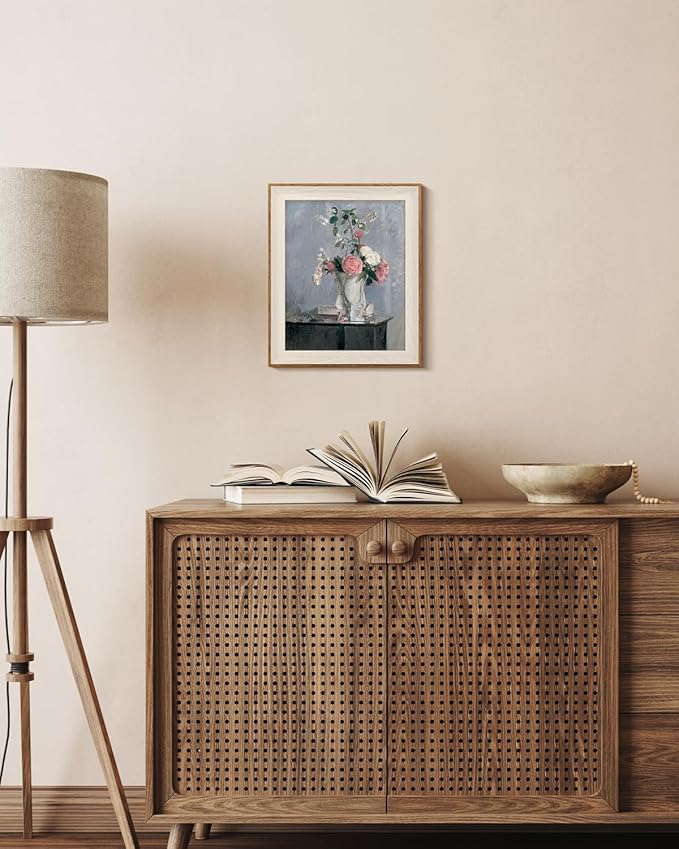 InSimSea Framed Canvas Wall Art for Living Room,Vintage Laundry Room Art Print, Antique Oil Painting, Country Landscape Vintage Wall Art Canvas,For Living Room, Bedroom, Office,Gallery 10x12In