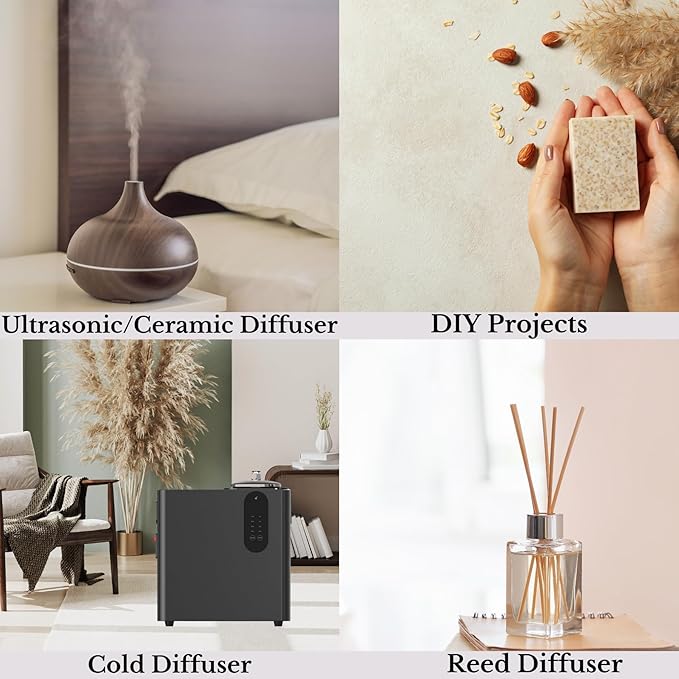 Scentia Gingerbread Bliss Fragrance Oil – 500ml Professional Christmas Diffuser Oil | Cozy Holiday Blend with Ginger, Nutmeg, Cinnamon & Vanilla | Aromatherapy for Homes, Spas, Hotels & DIY Supplies