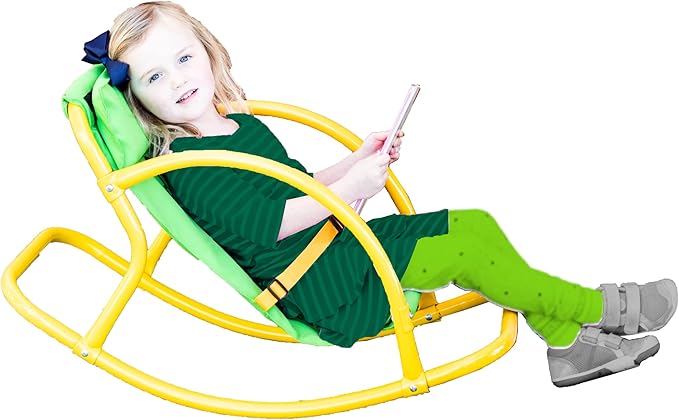PLATPORTS Kids' Recliners - Living Room Chairs - Sensory Autism Spinning Chair - Rocking Seesaw Chair for Kids - Sensory Seat for Toddlers 3-5