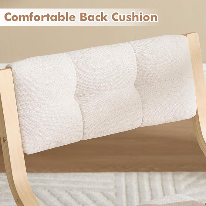 6-Pack Folding Dining Chairs with Cushion,Padded Foldable Dining Chairs,Portable Wooden Folding Chairs for Dining Rooms Kitchen Wedding and Party Indoor Beige