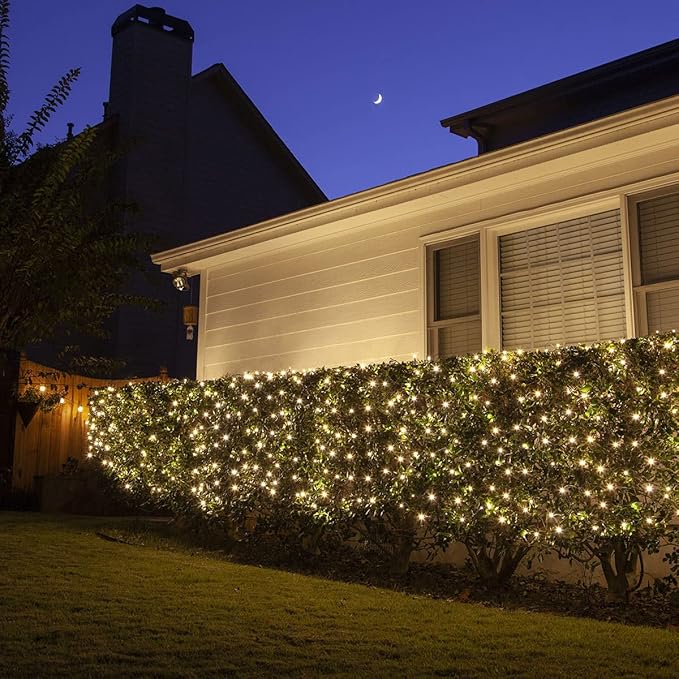 Lighting EVER Fairy Lights Plug in, 33ft 100 LED String Lights for Bedroom, Warm White Copper Wire Lights, Waterproof Indoor Outdoor Decorative Fairy Lights for Patio, Garden, Balcony, Vases, Craft