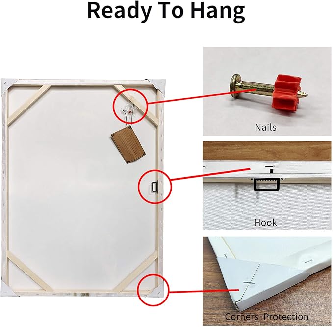 Abstract Tree Canvas Wall Art: Blue Painting Graphic Art Picture Print on Canvas Small Size without Embellishment for Dining Room (12"x16"x 1 Panel)