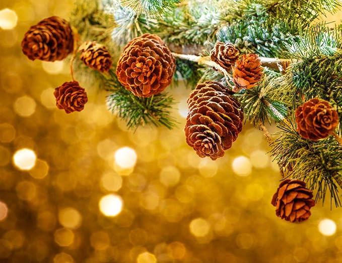 Deloky 250 PCS Christmas Natural Mini Pine Cones-Thanksgiving Pinecones Ornaments for DIY Crafts, Home Decorations,Fall and Christmas,Wedding Decor