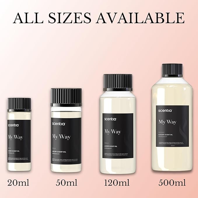 Scentia My Way Hotel Diffuser Oil Inspired by The 1 Hotel Miami Beach - 20 ml 0.67 fl oz - Fragrance Oil Blend Sandalwood, Cedar & Lemon Notes for Aromatherapy Diffusers and Humidifiers